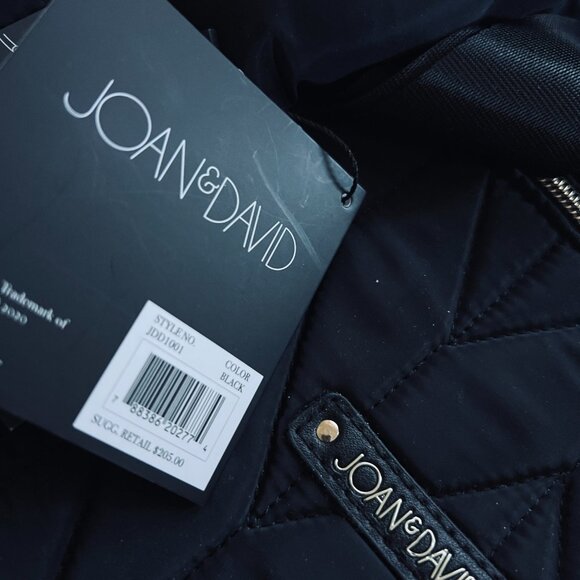 JOAN & DAVID Chevron Quilted Roll Duffle Bag NWT Size 21" - Picture 5 of 11